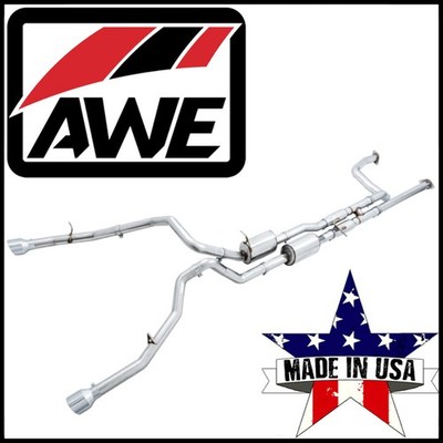 AWE 0FG Cat-Back Exhaust System Kit fits 2021-2024 RAM 1500 TRX 6.2L V8 AWD