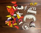 Lot vintage playmobil feathers native american indian headress pirate bucaneer