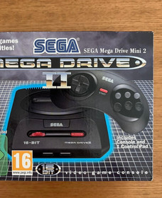 SEGA Mega Drive Mini 2 Console European version, classic games, unused