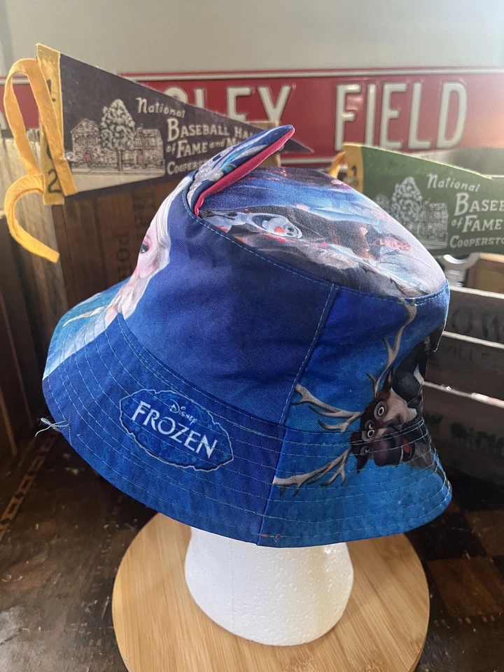 Disney Frozen Elsa y Anna Niñas Sombrero Cubo, Sombrero para el Sol para Niños Edades 3T-85 Foto 4 de 4