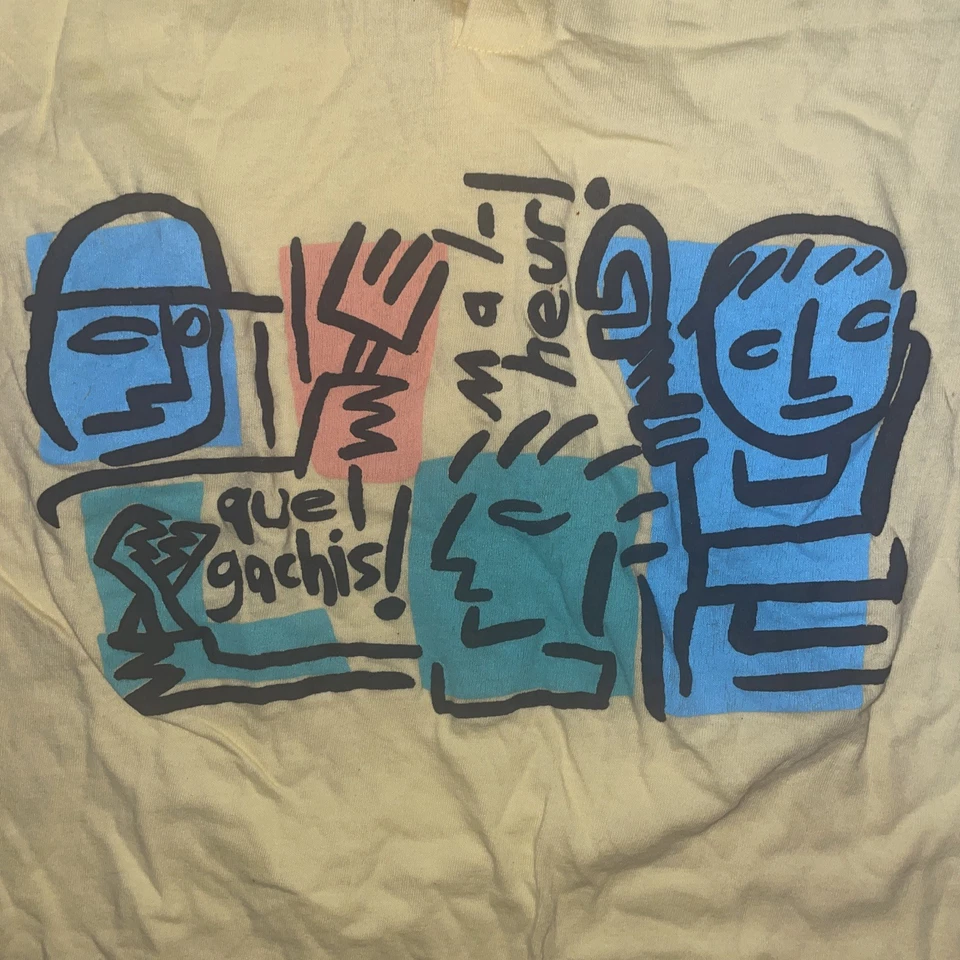 pacifica vía strada quel gachis! Mal-heur! Camiseta Art Shirt Vintage Años 70, 80 Surf S Foto 2 de 4