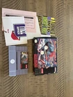 Street Fighter II SNES Super Nintendo Box With Inserts No Manual. Tested