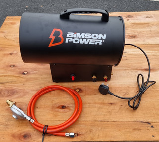 Bimson Power 15kW Propane Gas Garage Workshop Portable Space Heater