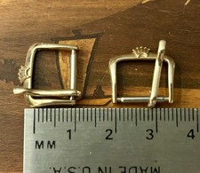 Pair Vintage Rolex 14K Gold Ladies Watch Buckles 12-13mm 6-8g Tested Gold