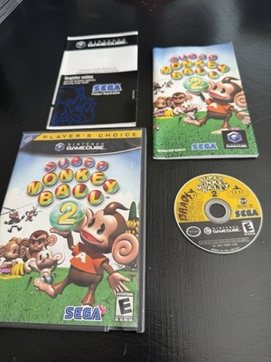 SEGA Super Monkey Ball 2 Nintendo GameCube CIB w/ Case & Manual Player's Choice