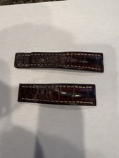 Breitling Brown Alligator OEM 24mm Leather Watch Strap 757P