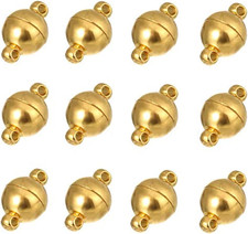 10PCS 8MM Jewelry Magnetic Clasps round Magnetic Clasps for Bracelet Necklace Ma