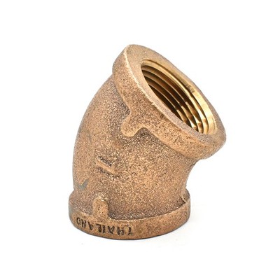 Thrifco 5317036 1-1/2 Inch 45 Degree Brass Elbow Fitting