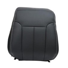 Black Driver Side Top Lean Back Perforated Microfiber Leather Seat Cover