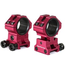 WestHunter Adjustable Height Picatinny Scope Rings 1" 30mm Magenta