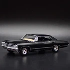1967 67 CHEVY CHEVROLET IMPALA SUPERNATURAL BLACK 1:64 SCALE DIECAST MODEL CAR