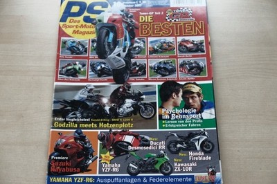 5) PS Sport Motorrad 10/2007 - Yamaha YZF-R1 TTSL mit  - Aprilia RSV 1000 Amann