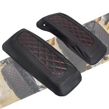 Hcmotorku Saddlebag Lid Covers Hard Saddle Bags Lid Bra Covers Fit For Harley