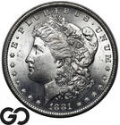 1881-O Morgan Silver Dollar Coin Blast White Gem BU++
