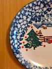 Set Of 4 Tienshan Folk Art Cabin In The Snow 7 3/4" Salad Dessert Bread Plates  — photo 7