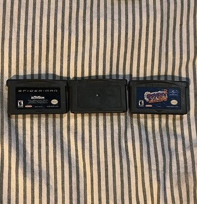 Nintendo Game Boy Advance Game Lot Spider-Man, Spyro 2, & Shrek 2