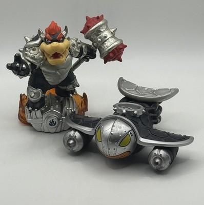 Skylanders Amiibo DARK Hammer Slam Bowser & Clown Cruiser   RARE SET Switch Wii