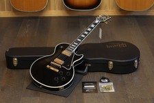 2008 Gibson Custom Shop Les Paul Custom Electric Guitar Black Ebony + COA OHSC
