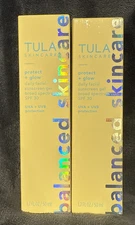 TWO Tula Skincare PROTECT & GLOW Daily SUNSCREEN GEL Exp 07/26 SPF 30 1.7 OZ X2