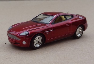 Johnny Lightning - 2002 Aston Martin Vanquish - deep ruby red