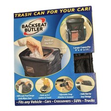 Backseat Butler Car Trash Can Organizer Leakproof Fits Cars SUVs Trucks