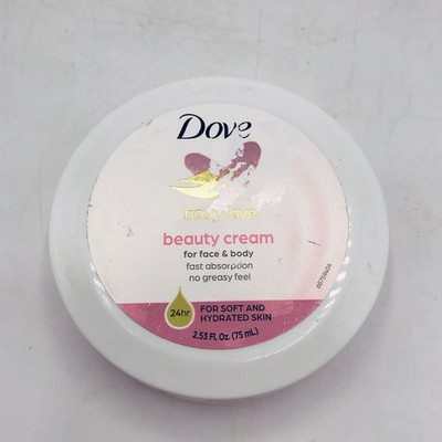 Dove Body Love Beauty Cream Face & Body Nourishing Moisture Lotion 2.53 oz, NEW