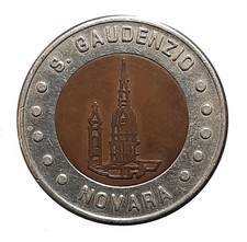 [NC] GETTONE GIOCO - GAUDENZIO NOVARA - BIMETALLICO - 24 mm (nc193d)