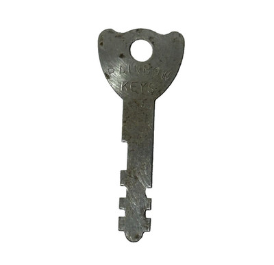 Vintage 2-3/4  Rainbow Flat Skeleton Key 