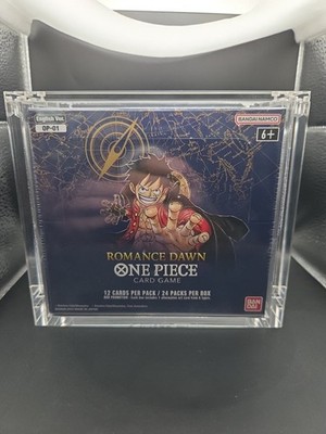 One Piece OP01 Display - Blue Bottom 1. Edition OVP English 1. Wave Pre-Errata