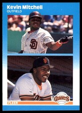 Kevin Mitchell 1987 Fleer Update #U-82 Giants MLB READ FREE SHIP AutographDen