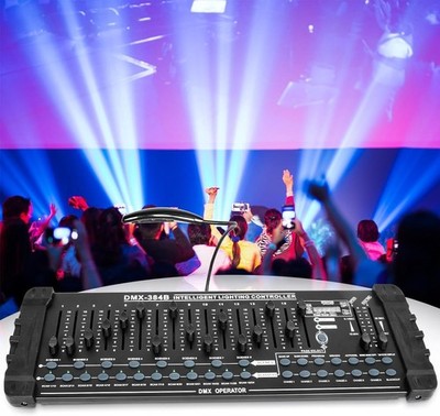 DMX Controller 384 Kanäle Drahtlos Steuerpult Lichtsteuerung DJ Equipment