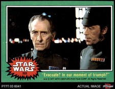 1977 Topps Star Wars #222 Evacuate? In our moment of triumph? 5 - EX