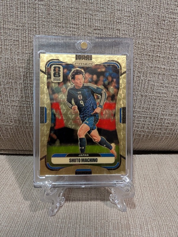 2026 Panini Prizm FIFA World Cup Shuto Machino Gold Vinyl 1 of 1 Japan 1/1
