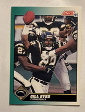 SCORE 1991 Score Gill Byrd #269 San Diego Chargers NFL Football Base Set Card