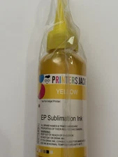 Printers Jack 100ML EP Sublimation Ink for EcoTank Printers Yellow NEW & SEALED