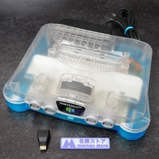 Nintendo 64 N64 HDMI MOD White Blue Replacement Shell Console NUS-001 TESTED