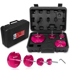4-Piece Plastic Pipe Reamer Tool Kit for PVC, CPVC, and 1.5+2+3+4 Inch, Pink