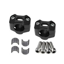 Universal Motorcycle 7/8" 1 1/8" 22MM 28MM CNC Handlebar Handle Risers Black