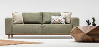 Dreisitzer Sofa 3 Sitzer Stoffsofa Polstersofa Couch Moderne