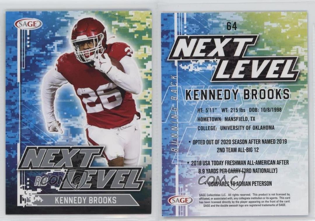 2022 SAGE Low Series Next Level Kennedy Brooks #64 0w8 thumbnail 3