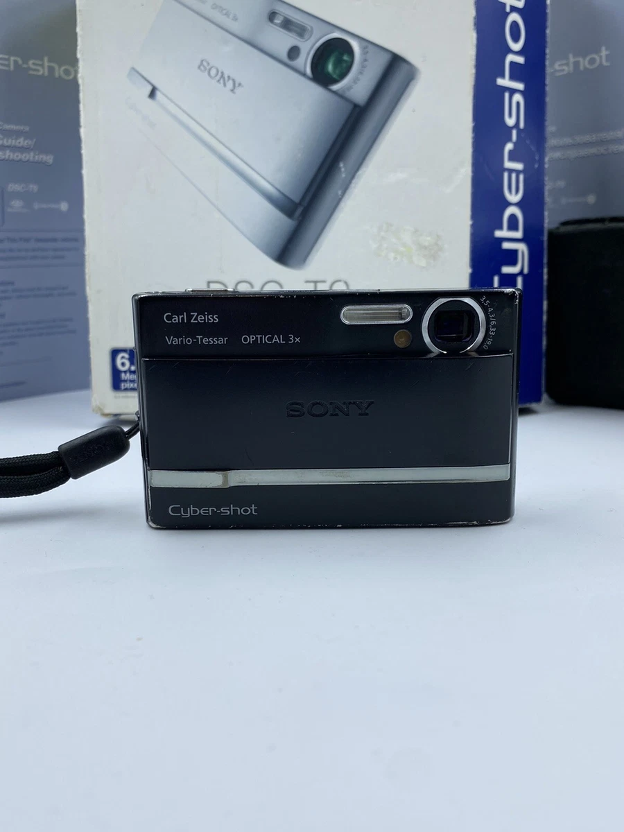 Sony Cyber-shot DSC-T9 6.0 MP Digital Camera - Black | eBay