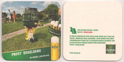 Gilden Kölsch - Bierdeckel ''86 Veedel. Ein Kölsch. Prost Vogelsang''