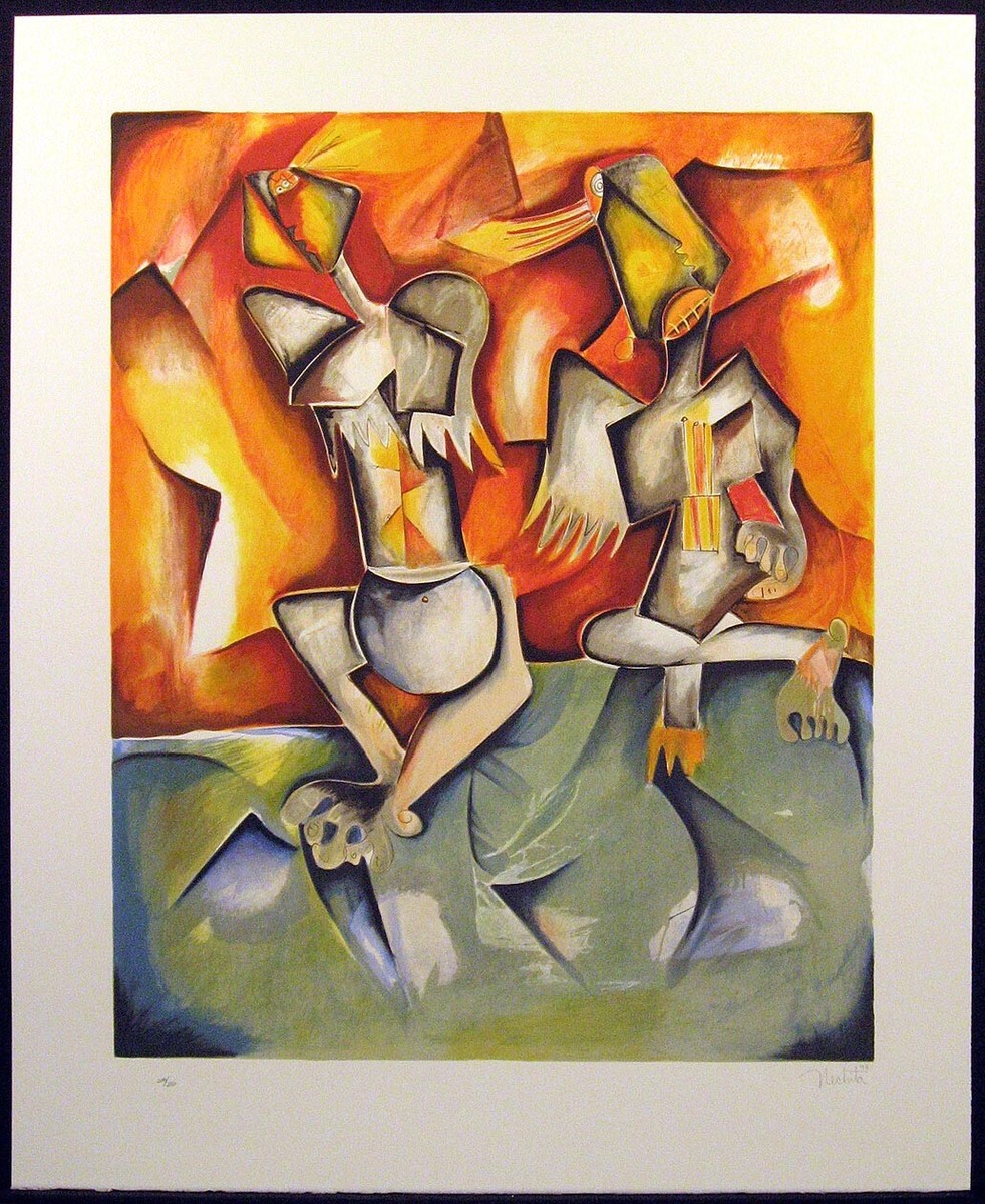 Alexandra Nechita、Luceafarul、希少画集画、新品額装付 s-l1200.jpg