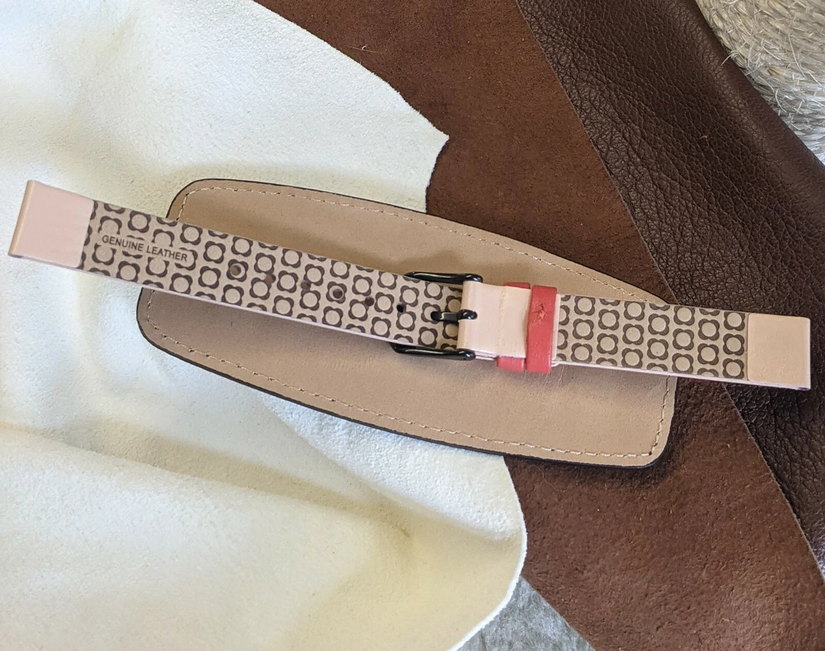 Orla Kiely 14mm genuine leather Replacement Watch strap black