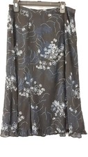 Sag Harbor Woman's Skirt Size 10, Lined, Elastic Waist, Zip/Hook Closure, Midi