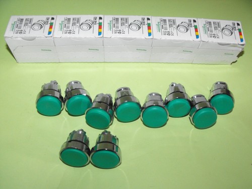 Schneider Electric.TELEMECANIQUE.ZB4BH3.(LOTTO 10 PZ).Pulsante verde.088853.NUOVO - Foto 6 di 11