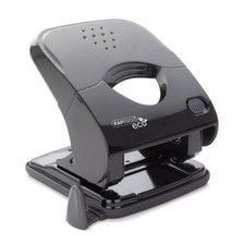 Image of Rapesco ECO X5-30ps Less Effort 2 Hole Punch 30 Sheets & Confetti Tray - Black
