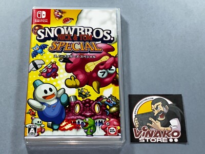 SNOWBROS NICK & TOM SPECIAL NINTENDO SWITCH NTSC-J VERSIEGELT.