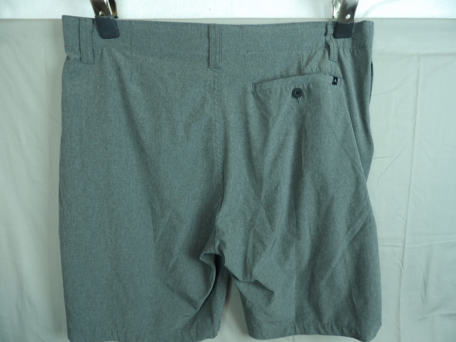 Denali Shorts Mens Size 38 Gray Chino Hybrid Stretch Outdoor Poly