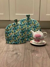 Medium 3 CUP 11x8.5 inch Tea Cosy Kitchen Decoration Teapot Cover Pensy Flower